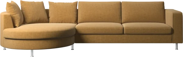 Indi sofa with round resting unit